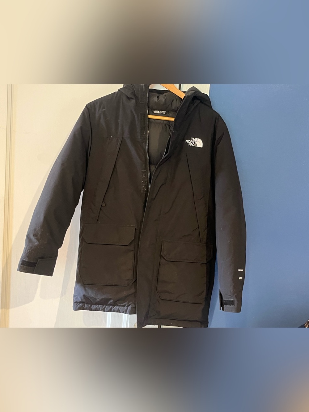 The North FaceYouth Black Insulated Parka Jackete 14-16 / Dryvent 600